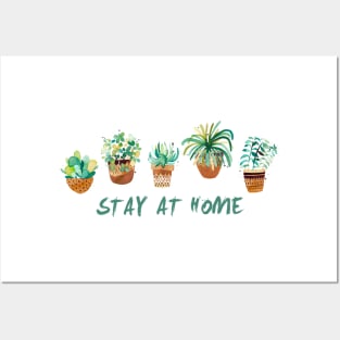 Stay At Home & Love Your Plants Posters and Art